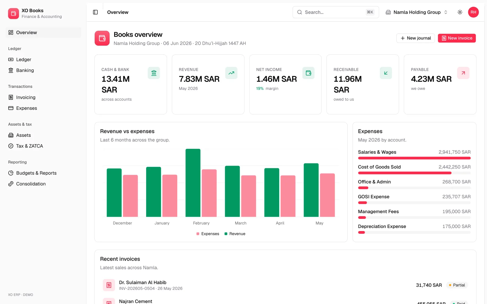 Hoot Finance: product screenshot